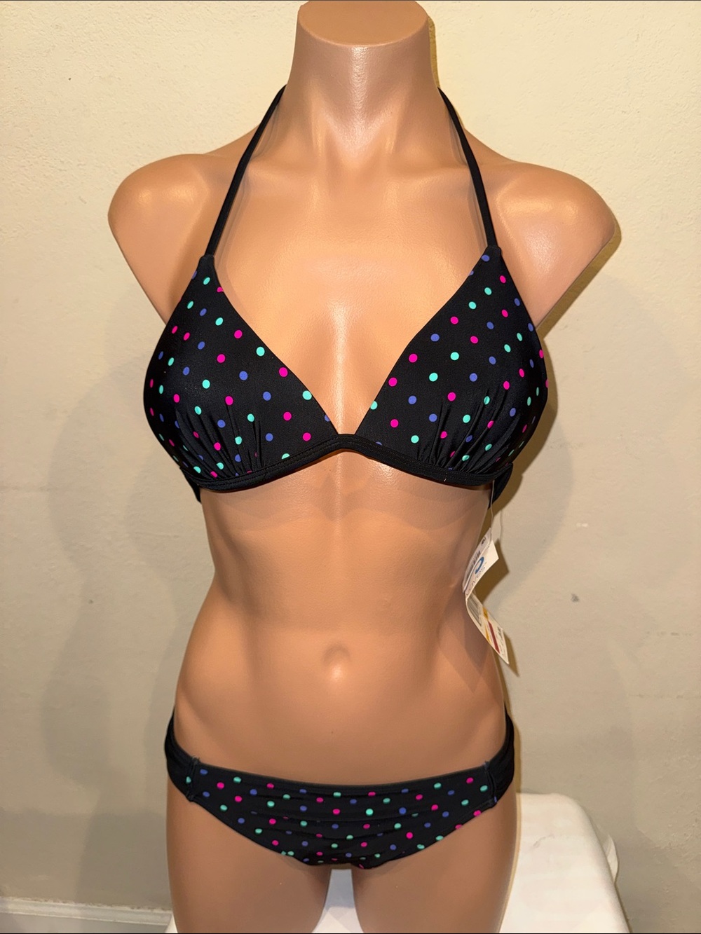 NWT California Waves push up bikini set